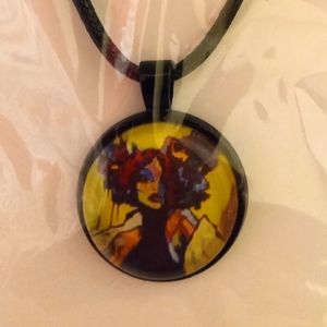 Handcrafted Glass Pendant Necklace